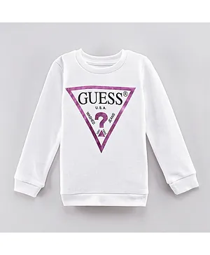 Guess Kids Organic Cotton Sweater - White
