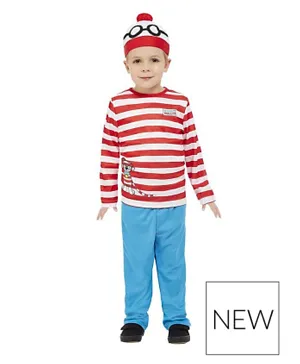 Smiffy's Where’s Wally Toddler Costume - Small