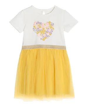 SMYK Floral Dress - Yellow