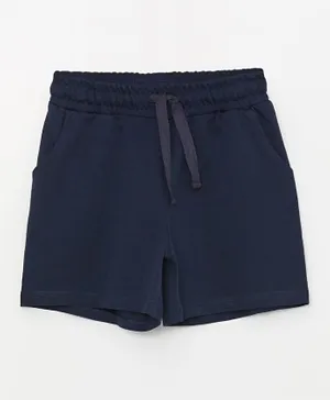 LC Waikiki Basic Solid Shorts - Blue