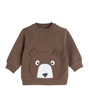 SMYK Panda Sweatshirt - Brown