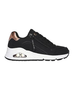 Skechers UNO Lace Up Sneakers - Black