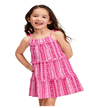 The Children's Place Knit Tiered Drees - Bellflower