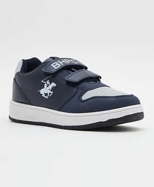 Beverly Hills Polo Club Velcro Closure Sport Shoes - Navy Blue