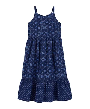 كارترز فستان بتصميم متعدد الطبقات - أزرق داكن