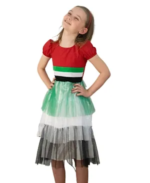 Mad Toys UAE National Day Tutu Dress - Multicolor