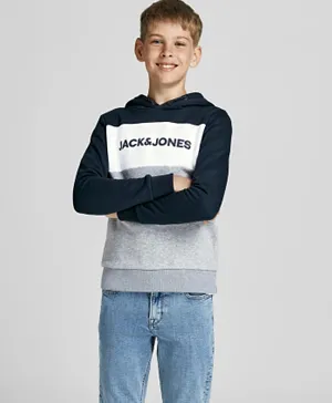 Jack & Jones Junior Blocking Sweat Hoodie - Multicolor