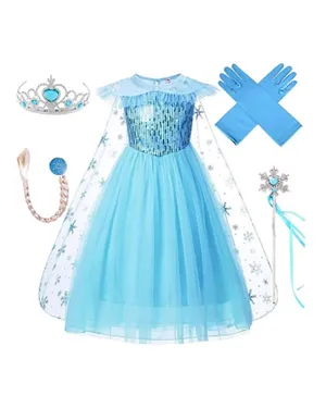 Brain Giggles Princess Elsa Costume - Blue