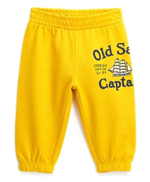 Original Marines Old Salt Ship Graphic Trousers - Yellow