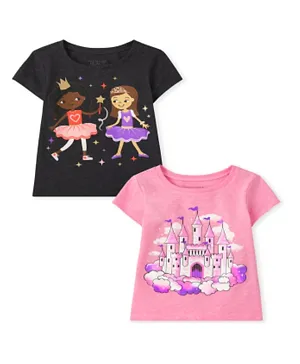 ذا تشيلدرنز بليس قميص بنقوش للاطفال مزدوج - متعدد الألوان