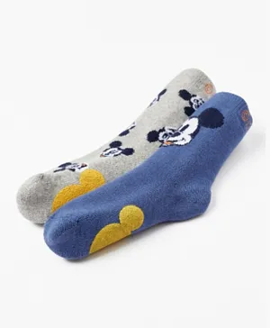 Zippy 2 Pack Mickey Mouse Socks - Multicolor