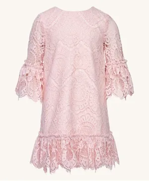 Bardot Junior Lace Dress - Baby Pink