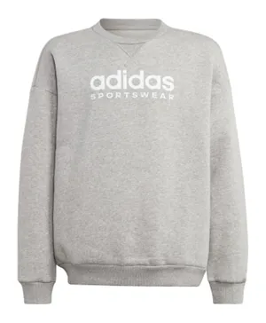 adidas Fleece Crew Sweatshirt - Grey