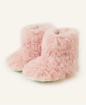 Monsoon Children Yetti Slipper Boots - Pink