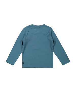 Koko Noko Full Sleeves T-Shirt - Petrol Dark Grey