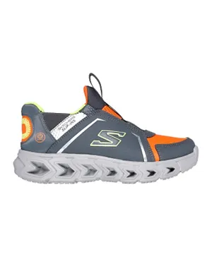 Skechers Slip Ins Hypno Flash 2.0 Shoes - Charcoal & Orange