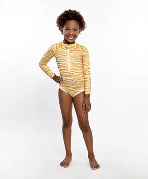 Beach & Bandits Tiger Swimsuit - Golden Orange