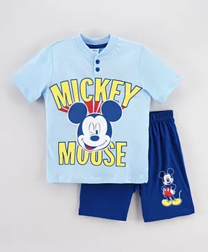 Disney Mickey Mouse Nightsuit - Light Blue
