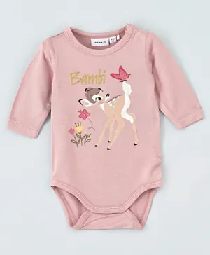 Name It Bambi Long Sleeves Bodysuit - Pink