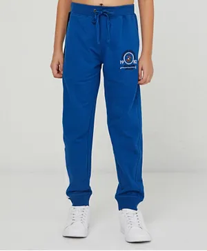 Beverly Hills Polo Club Embroidered Joggers - Blue