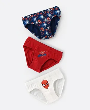 Marvel 3 Pack Spiderman Briefs - Multicolor