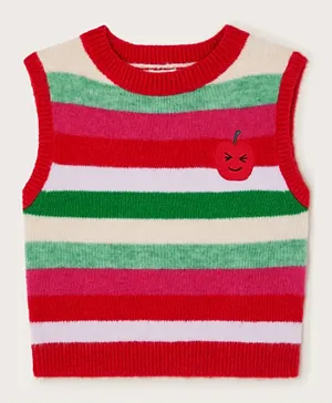Monsoon Children Stripe Sweater Vest - Multicolor