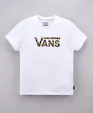 Vans Leopard Flying T-Shirt - White