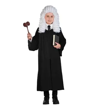 Party Centre Judge Robe Standard Costume - Black