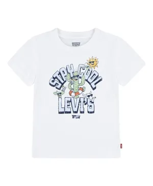 Levi's LVB Stay Cool Logo Tee - White