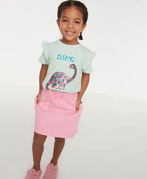 Trendyol Basic Pocket Detailed Skirt - Pink