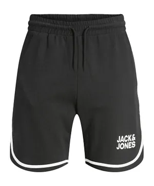 Jack & Jones Junior Logo Sweat Shorts - Black