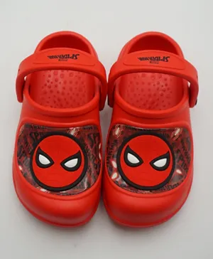 R&B Kids Spiderman Clogs - Red