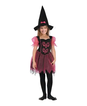 Party Magic Witch Girl Super Deluxe Costume - Multicolor