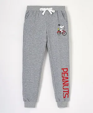 Peanuts Snoopy Joggers with Pocket - Grey