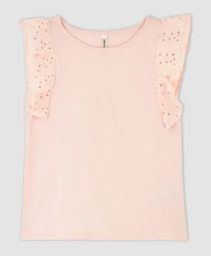 DeFacto Short Sleeves Top - Pink