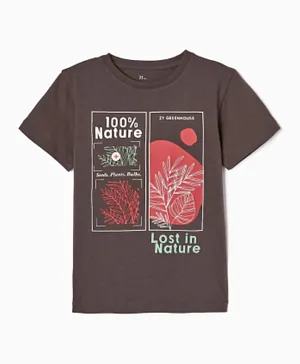 Zippy Lost in Nature T-Shirt - Brown