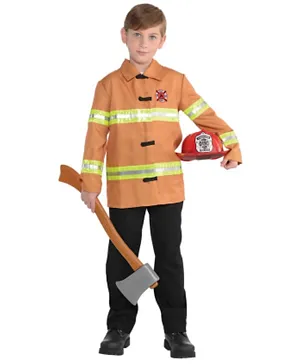 Party Centre Firefighter Jacket - Orange
