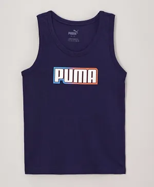 Puma Alpha Round Tee - Peacoat