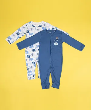 Adams Kids 2 Pack Printed Rompers - Multicolor