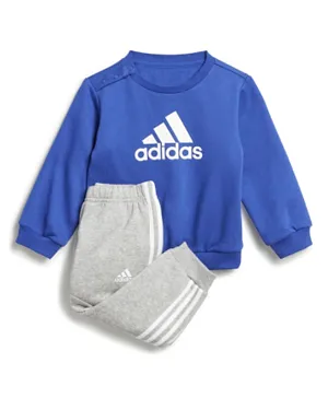 adidas I Bos Logo Sweatshirt and Joggers Set - Blue and Grey