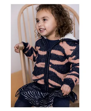 Dirkje Cardigan with Hood - Navy
