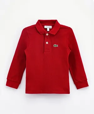 Lacoste Long Sleeves T-Shirt - Red