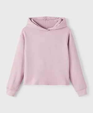 Name It Boxy Long Sleeves Hoodie - Mauve Shadows
