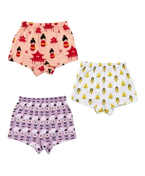 Plan B 3 Pack Girls Of The World Bloomers - Multicolor