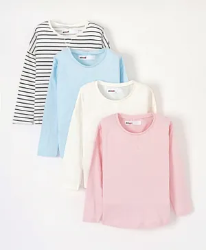 Minoti 4 Pack Basic T-Shirts - Multicolor