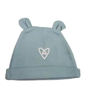 Forever Cute Heart Graphic Hat - Mint