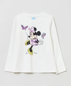 OVS Disney Minnie Mouse T-Shirt - White