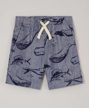 The Children's Place Fish Printed Shorts - Blue