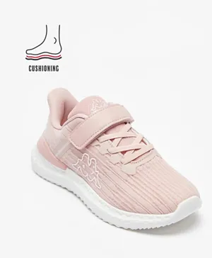 Kappa Textured Walking Shoes With Velcro Closure  - Pink