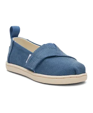 Toms Refibra Tencel Textured Alpargata Shoes - Blue